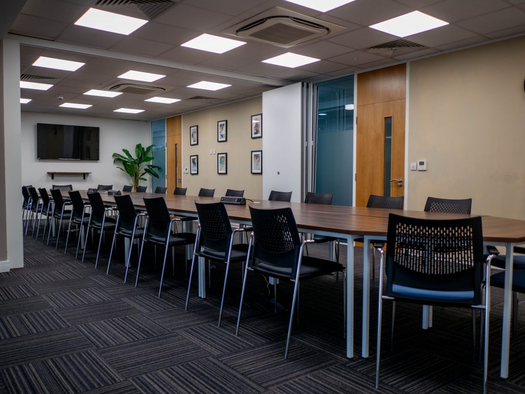 Modern, flexible office space at Citibase with professional workstations, meeting rooms, and coworking areas in a prime city location Photographer: Barabas Balog